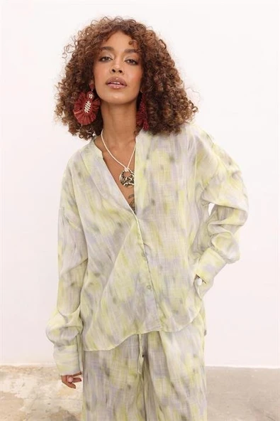 Bonnie Flamlı Keten Takım 9564-08 - 2