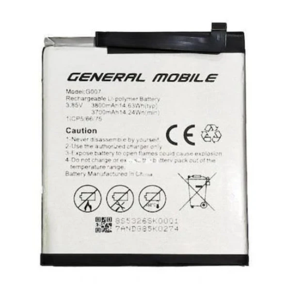 General Mobil Gm9 Pro Batarya Pil Orjinal