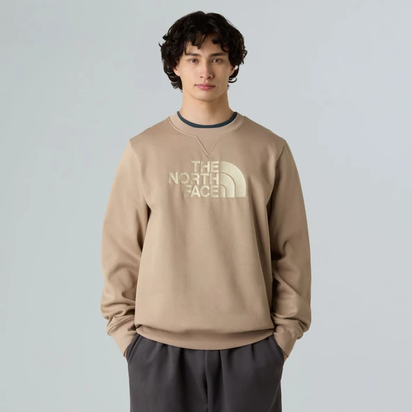 The North Face M Drew Peak Regular Crew Erkek Sweatshirt Nf0A89Ekehx1 - Resim 3