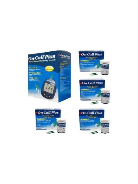 On Call Plus Ölçüm Cihazı + On Call Plus Strip 50'Li X 4 KUTU (SKT:01/2027) ürün görseli 1