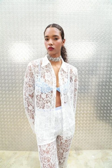 Beluga Dantel Pantolon Takım 9589-08 - Resim 3