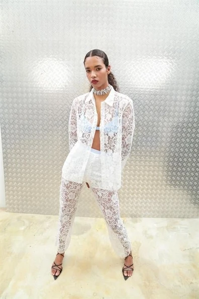 Beluga Dantel Pantolon Takım 9589-08 - Resim 2