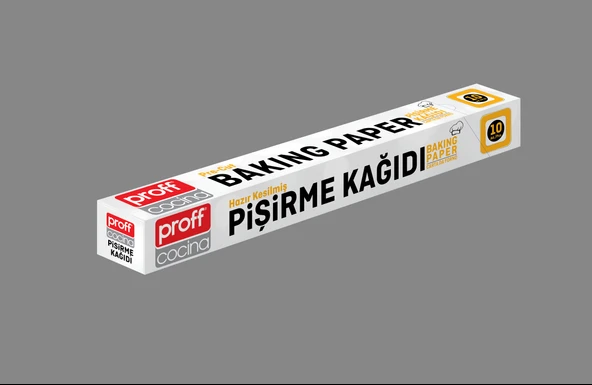 6 Adet 10 Metre Hazır Kesilmiş Fırın Pişirme Kağıdı  Yağ Geçirmez Fırın Kağıdı - Resim 2