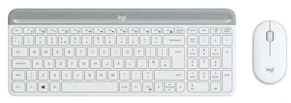 LOGİTECH MK470 KABLOSUZ KLAVYE & MOUSE SETİ BEYAZ 920-009436 - 5