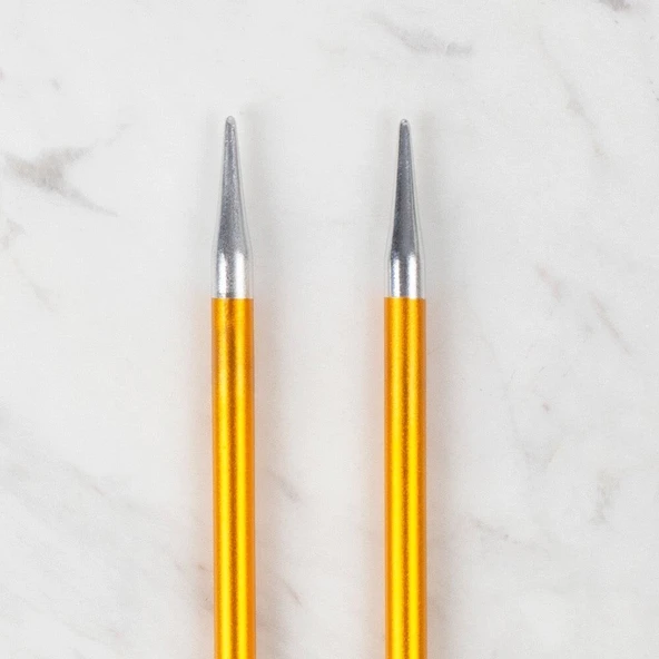 Loren Rythm 6mm Sarı Renkli Metal Örgü Şişi - Resim 3