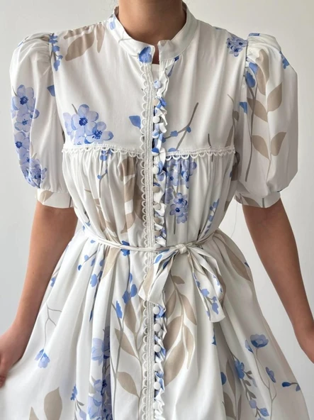 Yen Kuşaklı Elbise - Resim 20