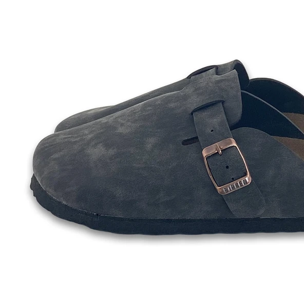 BİRKENSTOCK UNİSEX BOSTON TERLİK GRİ - Resim 3