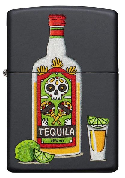 Zippo Tequila Black Matte Dizayn Çakmak ürün görseli