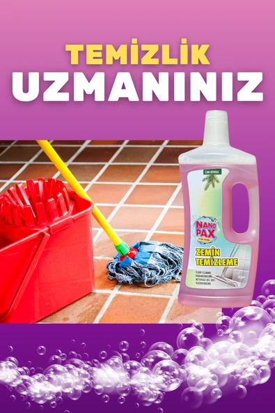 ZEMİN TEMİZLEME SIVI DETERJAN BAHAR KOKULU 1 LİTRE - 2
