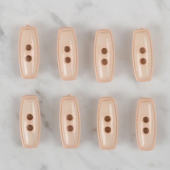 Loren Crafts pudra rengi 8 li çoban düğmesi - 82 - Resim 2