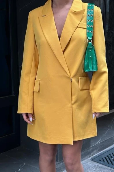 Georgina Blazer Elbise 2200-06 - 4