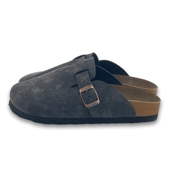 BİRKENSTOCK UNİSEX BOSTON TERLİK GRİ ürün görseli 1