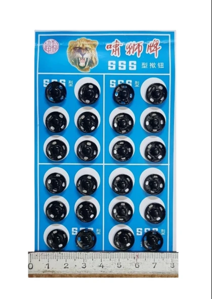 Çıt Çıt Model 2 Numara Siyah 24'lü ürün görseli