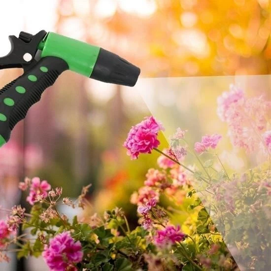 BUFFER® 2 Fonksiyonlu 3lü Bahçe Tarla Otomatik Sulama Tabancası Seti Hortum Bağlantısı Aparatı - Resim 2