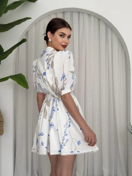 Yen Kuşaklı Elbise - Resim 15