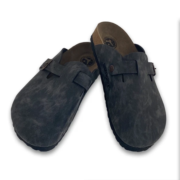 BİRKENSTOCK UNİSEX BOSTON TERLİK GRİ - Resim 4