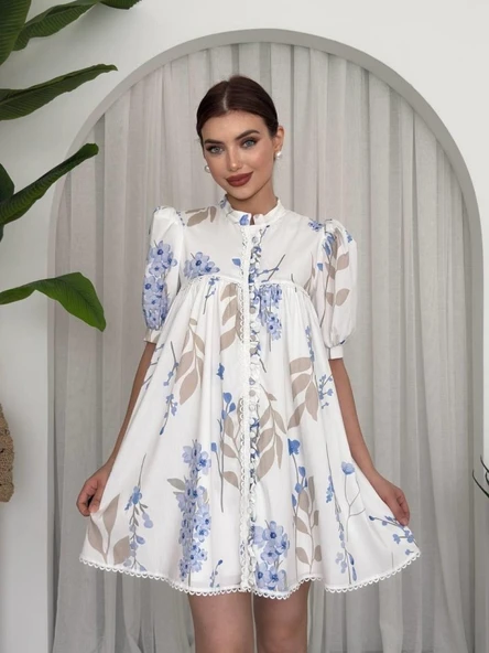 Yen Kuşaklı Elbise - Resim 13