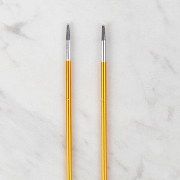 Loren Rythm 3mm Sarı Renkli Metal Örgü Şişi - Resim 6