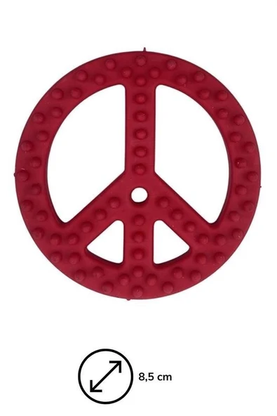 BUFFER® Barış Kemiği Renkli Diş Temizleme Kedi Köpek Aktivite Oyuncağı - 4