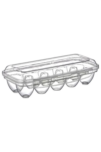 BUFFER® 10 Bölmeli Kilitli Kapaklı Yumurtalık Saklama Kutusu YU110 - 4