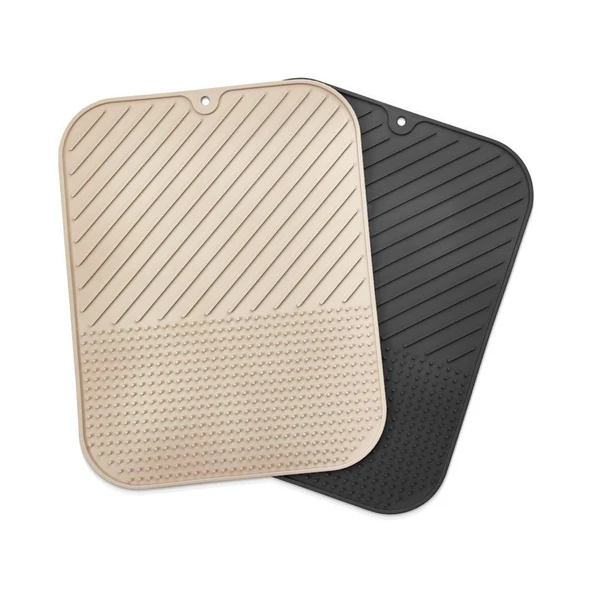 BUFFER® Silikon Kaydırmaz Mutfak İçin Bulaşık Matı, Çok Amaçlı Kurutmalık 36x28cm - 1