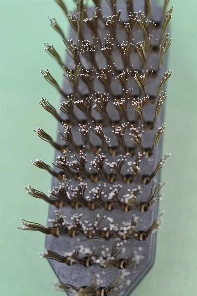 BUFFER® Metal Tel Fırça Plastik Saplı Pas Kir Sökme Temizleme Fırçası - Resim 7