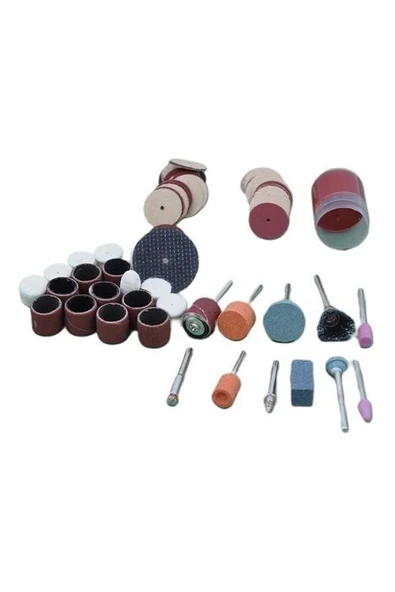 BUFFER® 105 Parça Metal Zımpara Gravür Taşlama Oyma Seti Kalıpçı Takımı - Resim 7