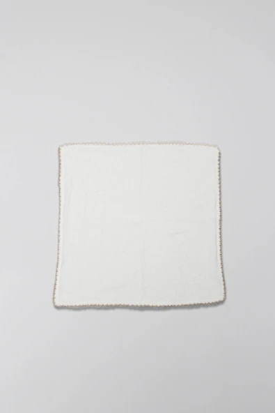 Bistyle Organik 28x28 6'lı Havlu Mendil 90105 Ekru - 4