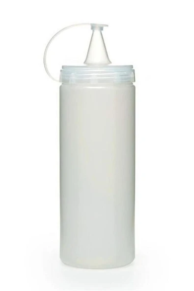 BUFFER® Şeffaf Kapaklı Sızdırmaz Yağlık Sosluk Şişesi Plastik Yağdanlık 400 ml AP-9028 - 6