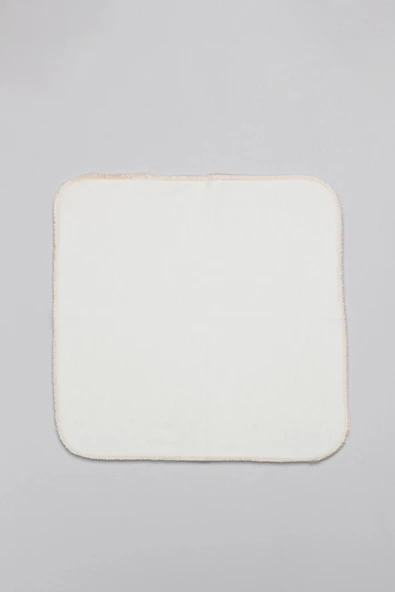 Bistyle Organik 28x28 6'lı Penye Mendil 90103 Ekru - 4