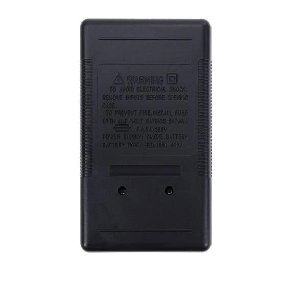 BUFFER® Dijital Avometre Multimetre Ölçü Aleti Akım Voltaj Direnç Ölçer - Resim 14