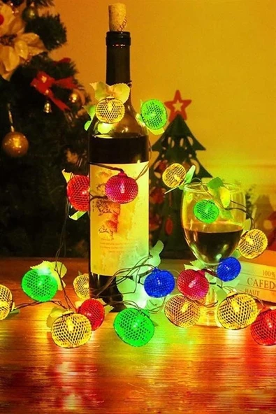 BUFFER® Parti ve Özel Gün Dekorasyonu Top Led Kandil Şeklinde Aydınlatma - Resim 8