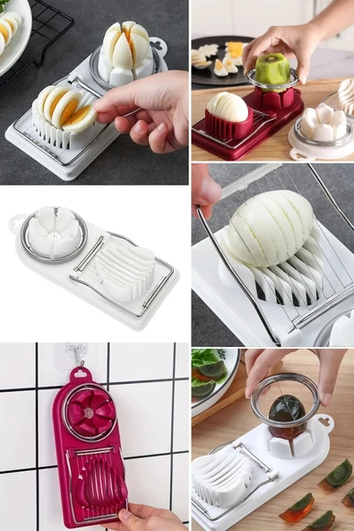 BUFFER® Çok Fonksiyonlu Eşit Yumurta ,Meyve Dilimleyici Kesici Aparat - Resim 6