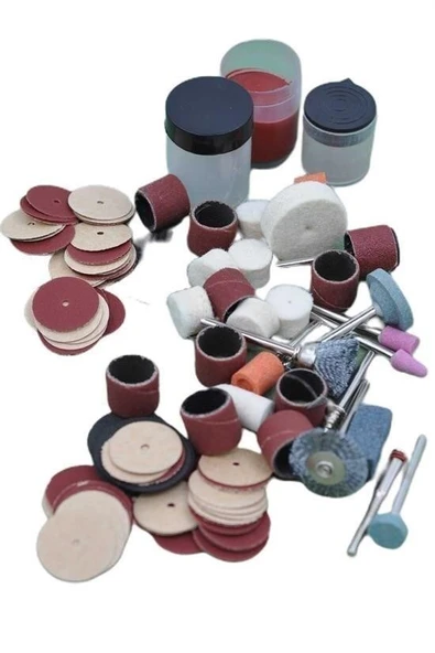 BUFFER® 105 Parça Metal Zımpara Gravür Taşlama Oyma Seti Kalıpçı Takımı - Resim 6