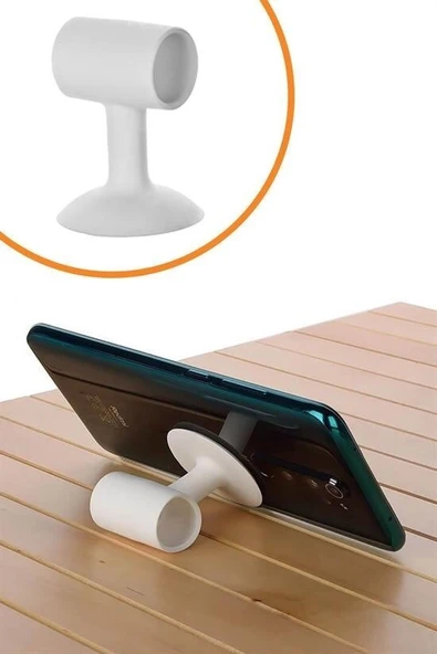 BUFFER® 4 Adet Çok Amaçlı Vakumlu Kapı Stoperi,Kablo Organizeri,Telefon Sabitleyici - 12