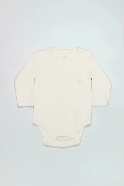 Bistyle Natural Basic Style Uzun Kol Body 17104 Ekru - 1