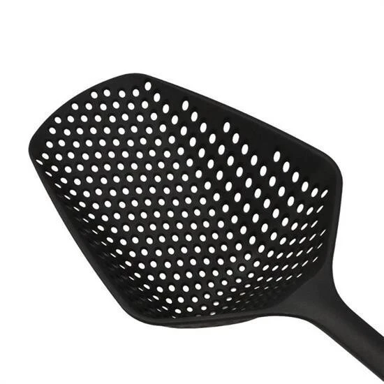 BUFFER® Isıya Dayanıklı Plastik Süzgeçli Kızartma ve Sebze Haşlama Kepçesi - 5