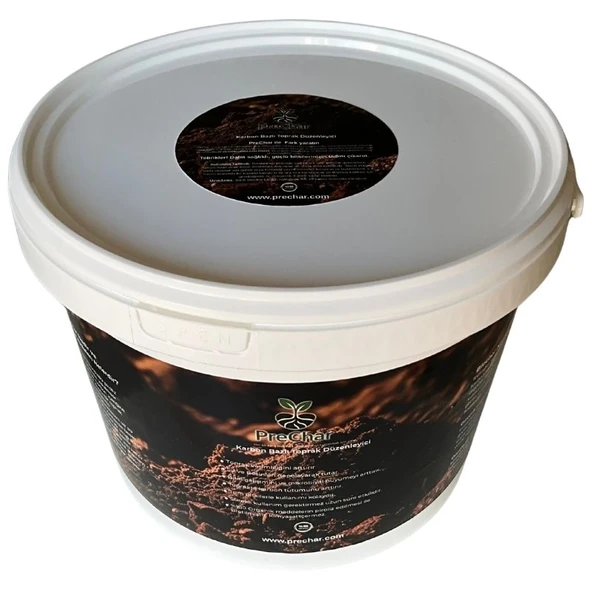 PreChar Meşe Odunu Bazlı Karbon Toprak Düzenleyici 5L Biochar 6mm ve Üstü - 2