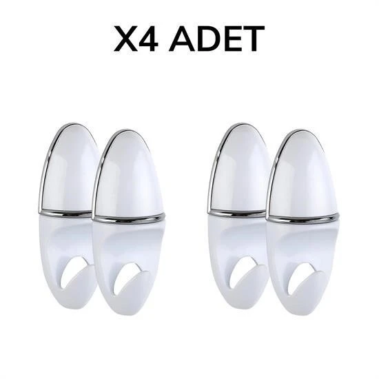 BUFFER® Bornoz Askısı Lüx Milenyum Bornozluk 2 Adet Banyo Bornoz Askılığı - Resim 2