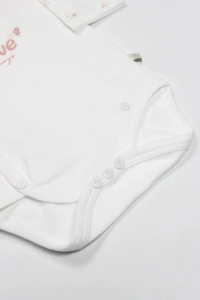 Bistyle Grow İn Lowe Kravuze Body 17106 Pembe Ekru - 3