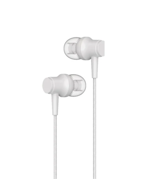 MobiLX ME-03 Beyaz Kablolu Kulak İçi Kulaklık – Aux Girişli, Extra Bass, Tüm Telefon ve Cihazlarla Uyumlu - 4