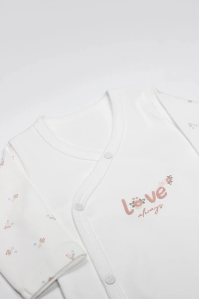 Bistyle Grow İn Lowe Kravuze Body 17106 Pembe Ekru - 2