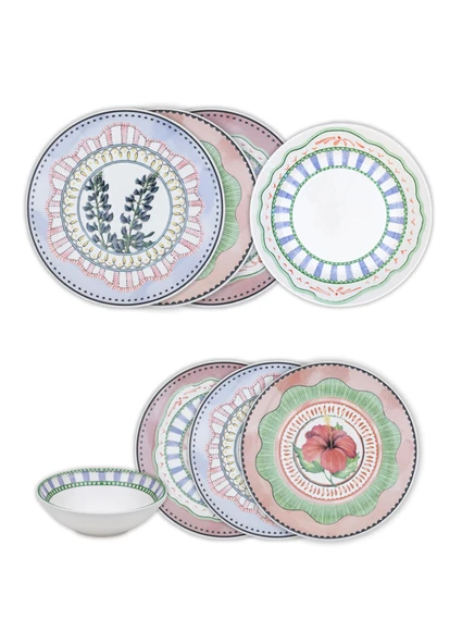 The Mia Spring 6 Kişilik Yemek Takımı 24 Parça Set 2 ürün görseli 1