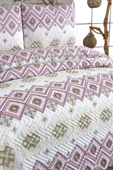 Ultrasonik Kapitoneli Ferda Çift Kişilik Yatak Örtüsü - Resim 3