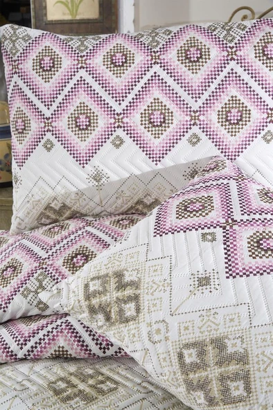 Ultrasonik Kapitoneli Ferda Çift Kişilik Yatak Örtüsü - Resim 6