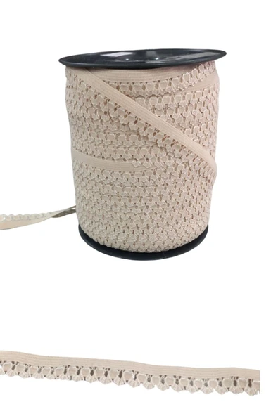 Çamaşır Askısı Şerit en 1 cm Bej 1 Metre - Resim 2