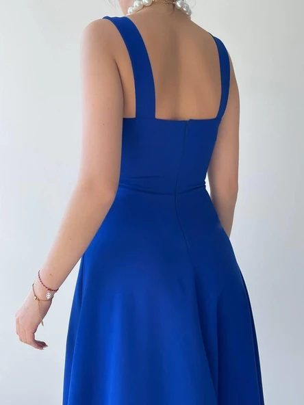 Neapolitan Askılı Elbise - Resim 5