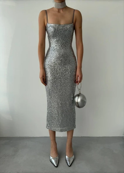 Woxo İp Askılı Elbise - Resim 2