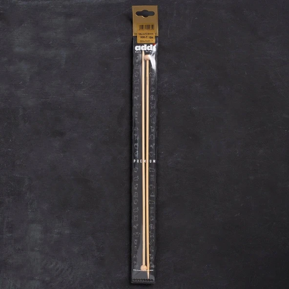 Addi Bambus 3,5mm 35cm Bambu Örgü Şişi - 500-7 ürün görseli