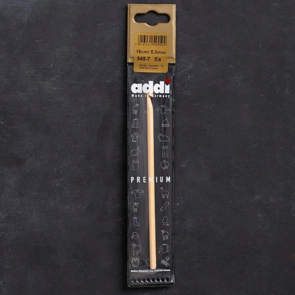 Addi Bambus 5mm 15cm Bambu Yün Tığ - 545-7 ürün görseli